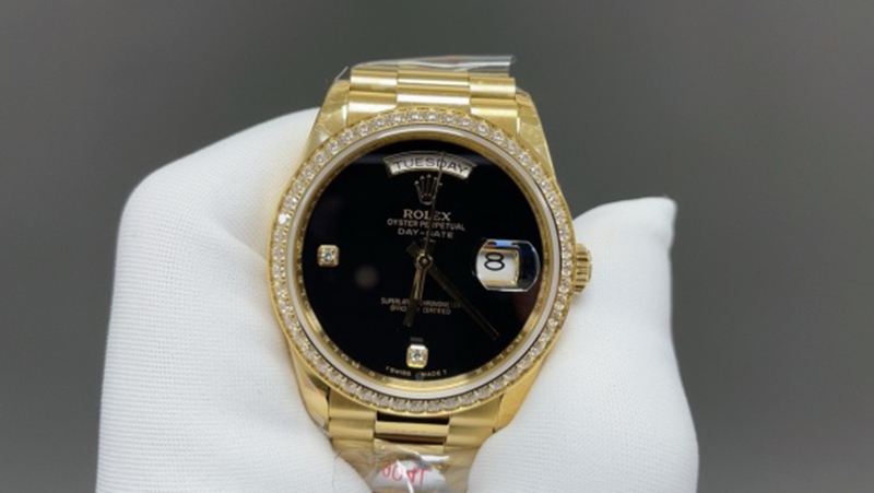 Best Edition with Automatic Movement Rolex Weekly Calendar 36mm Steel Belt Black Watch